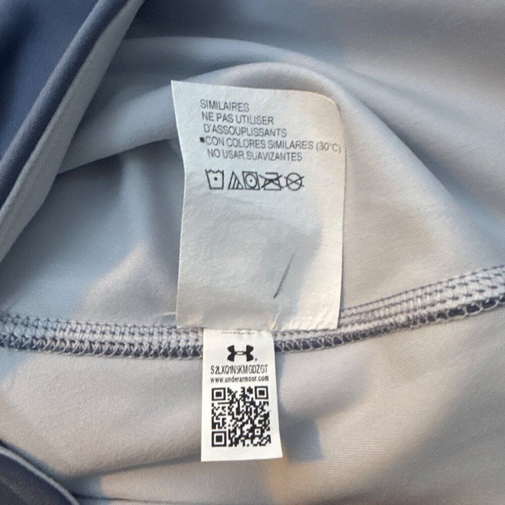 Under Armour Womens Blue Sleeveless Crop Top M - Picture 5 of 5